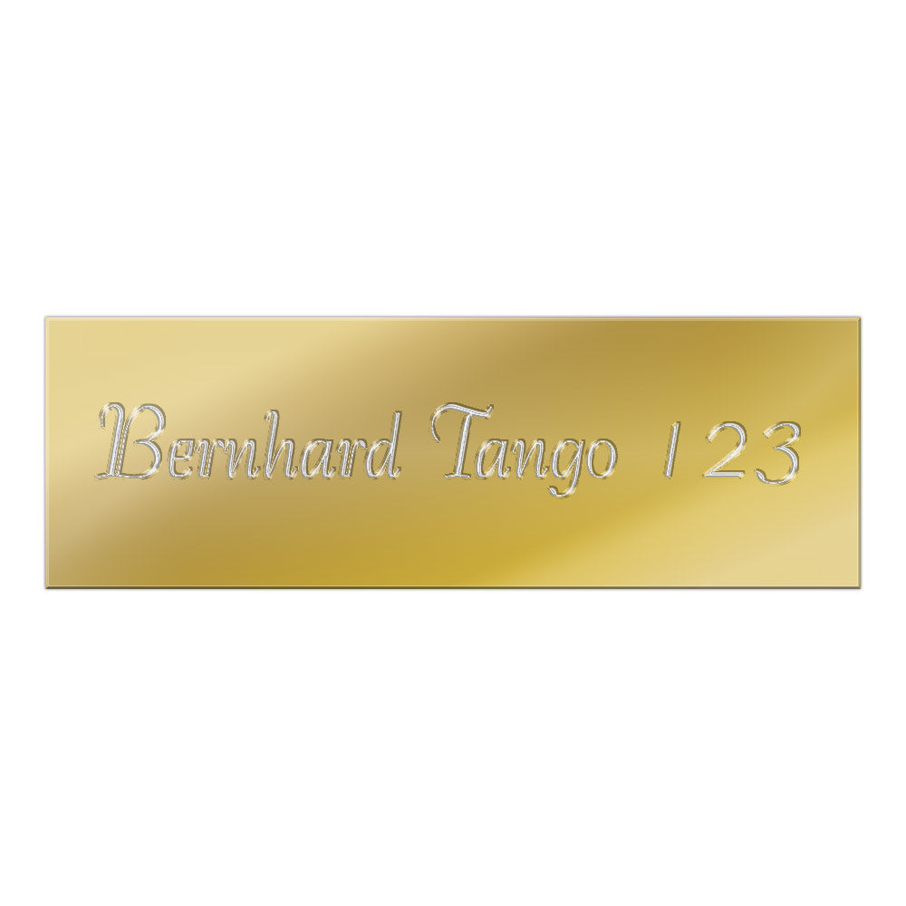 New Standard Plate 45mm x 15mm