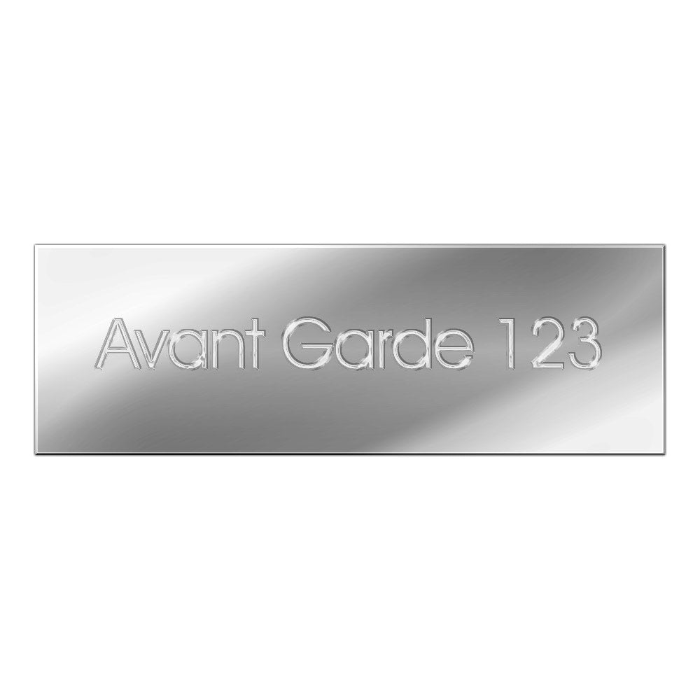 New Standard Plate 45mm x 15mm