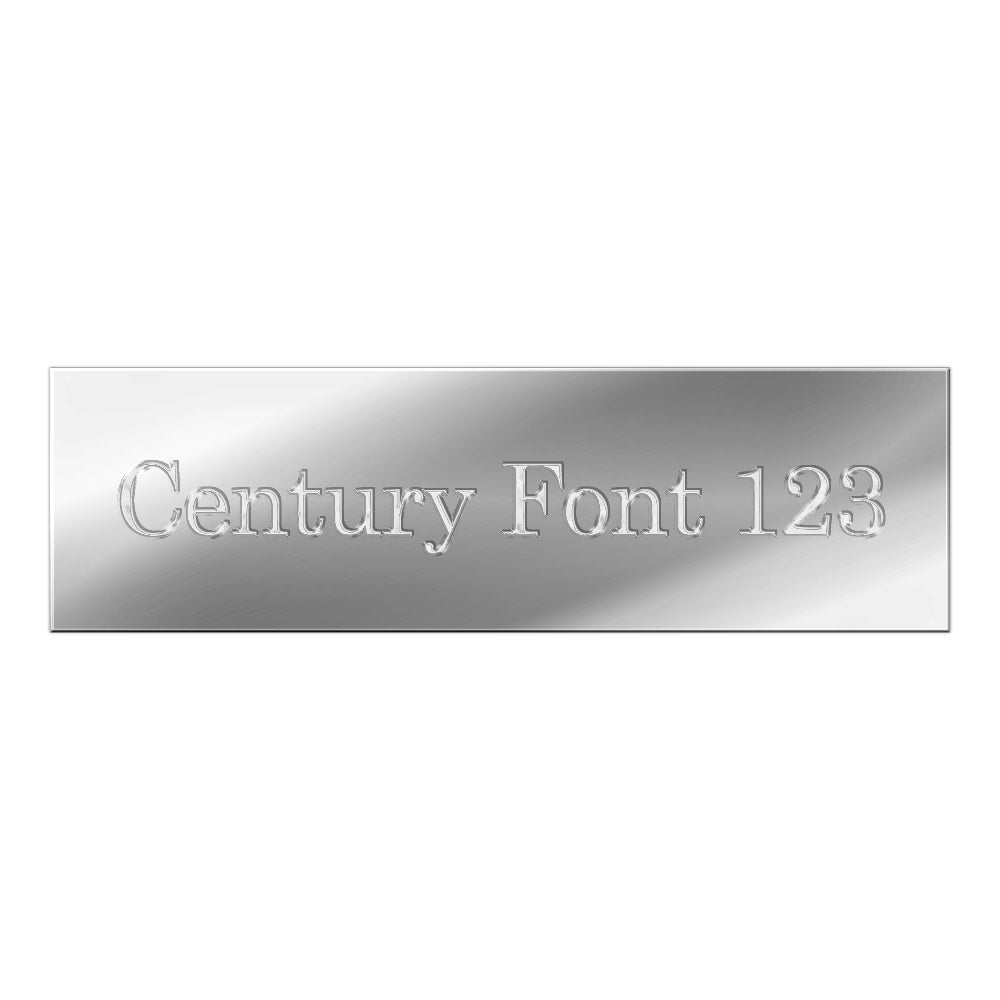 NEW Standard Plate 50mm x 15mm