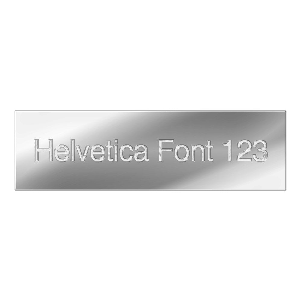 NEW Standard Plate 50mm x 15mm