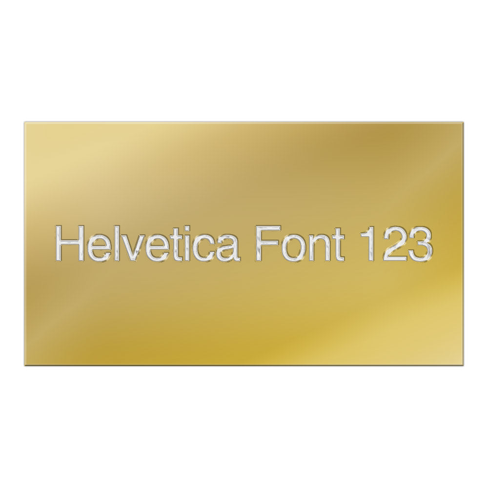 NEW Standard Plate 100mm x 50mm
