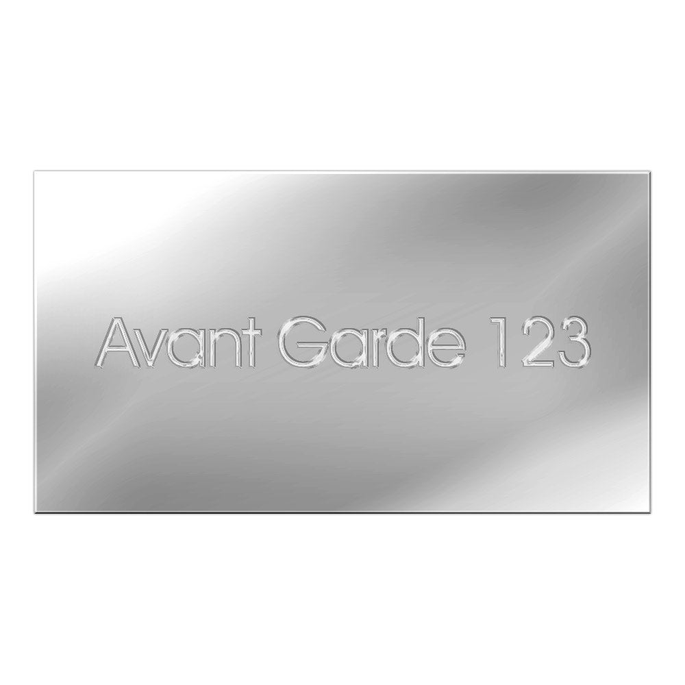 New Standard Plate 50mm x 25mm